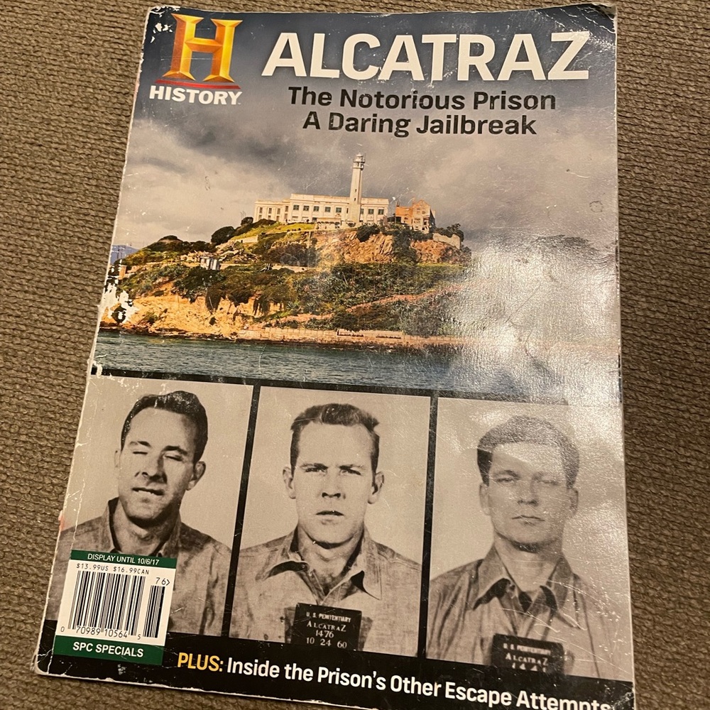Vintage History Alcatraz The Notorious Prison 2017 Magazine